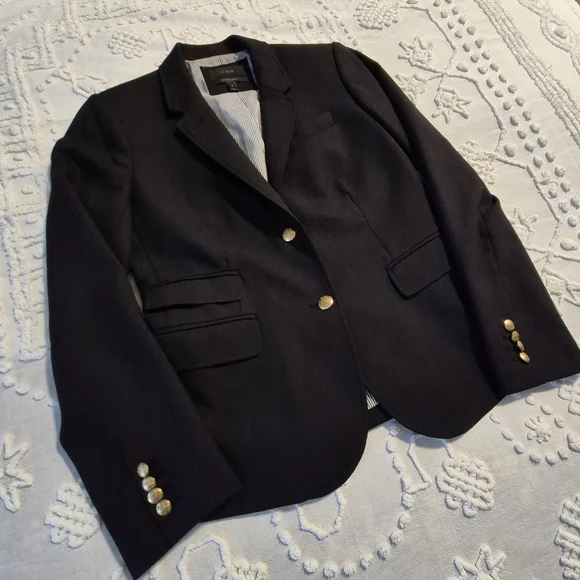 J. Crew "Original Schoolboy" Gold Button Blazer - Picture 1 of 15
